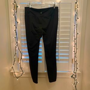 Black Athleta Animal Print Leggings, L